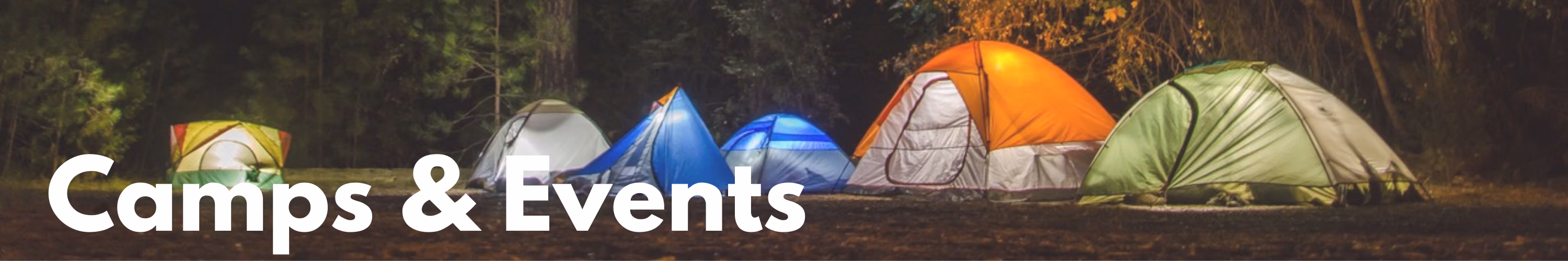 Camps & Events banner image